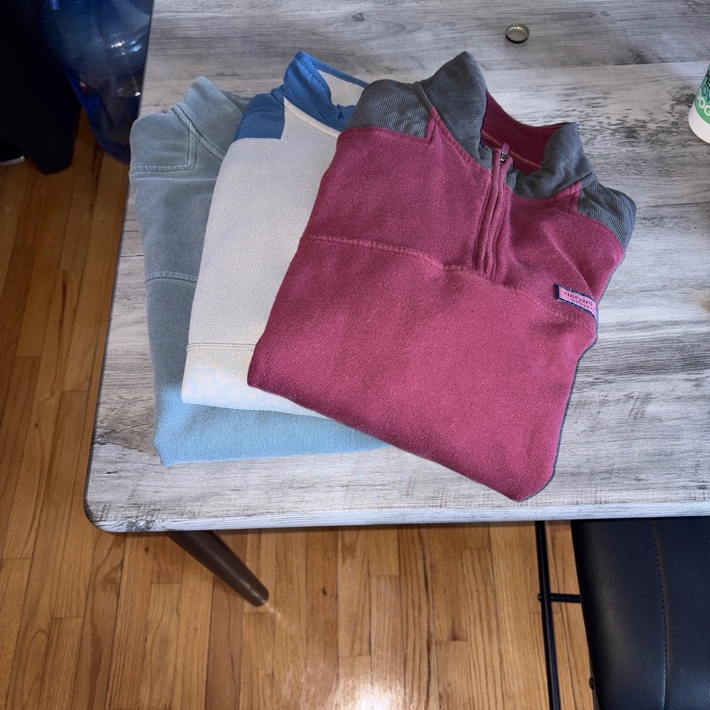 Vineyard Vines Men’s Shepshirts trio- all medium, assorted colors and styles